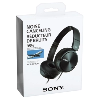 Sony (MDR-ZX110NC) - Over-Ear - Black - Wired Headphones